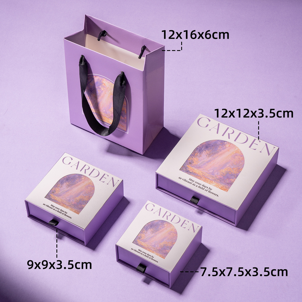 Handled Custom Logo Drawer Jewelry Boxes 展示图 2