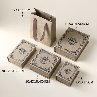 Book-Style Magnetic Jewelry Box 展示图 2