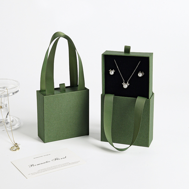 Handled Custom Logo Drawer Jewelry Boxes 展示图 4