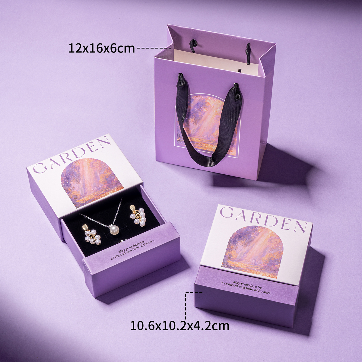Handled Custom Logo Drawer Jewelry Boxes 展示图 6