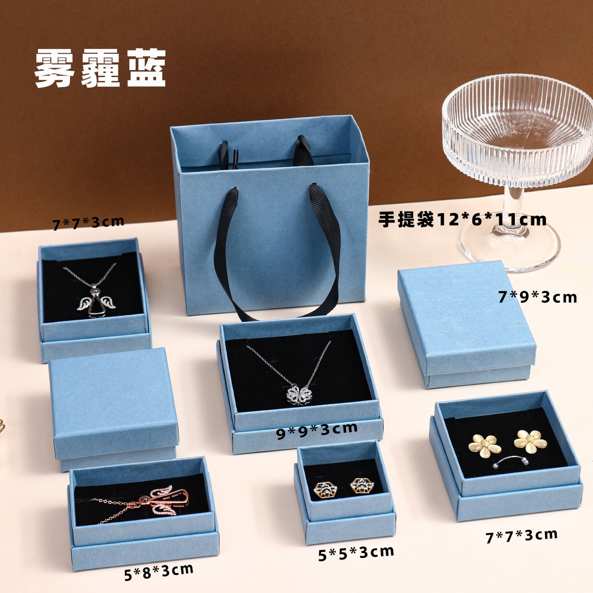 Multi-Purpose Colorful Lid-and-Base Jewelry Boxes 展示图 14