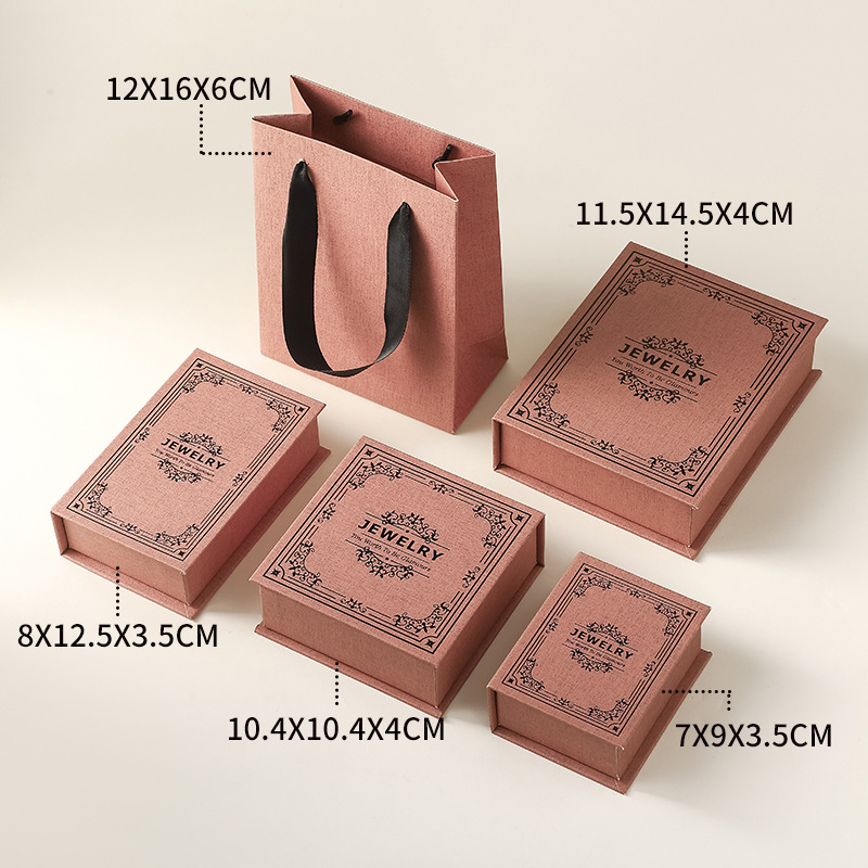 Book-Style Magnetic Jewelry Box 展示图 8