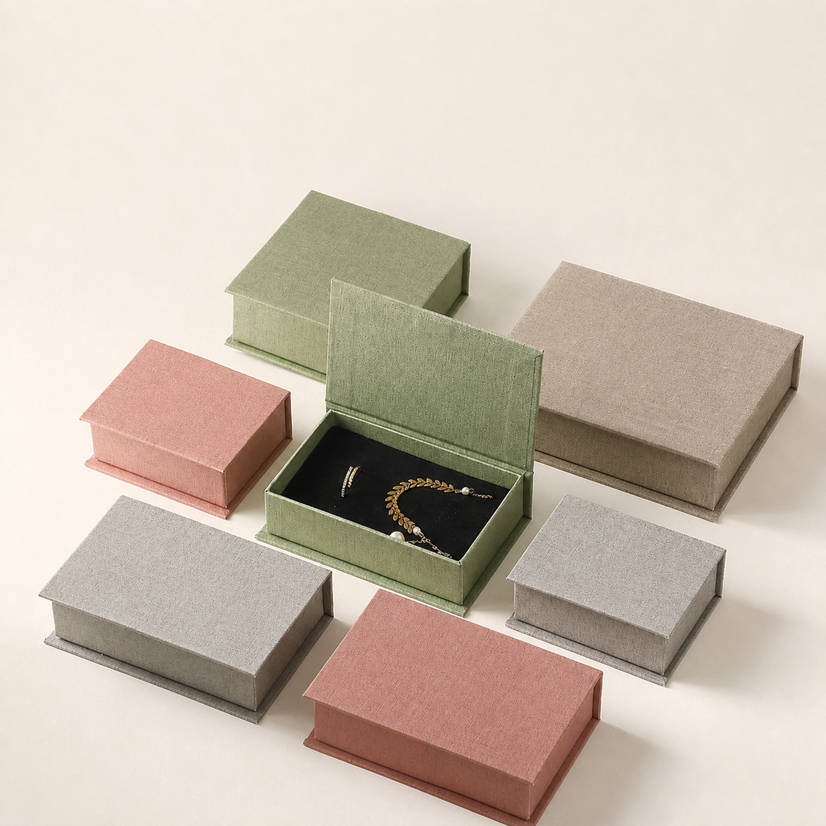 Magnetic Flip-Top Multi-Purpose Jewelry Box 展示图 7